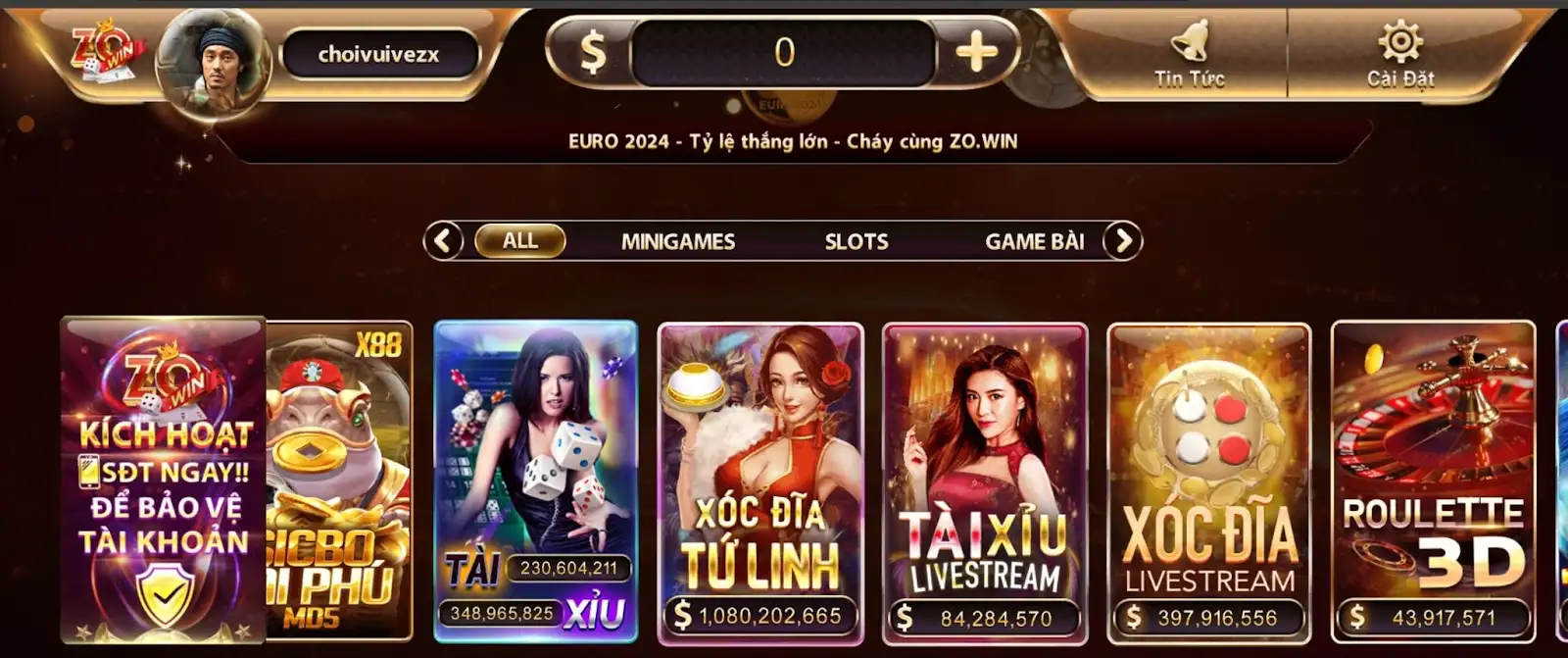 Hướng dẫn cách tham gia trò chơi tài xỉu trên Game bài Zowin cho những người mới bắt đầu