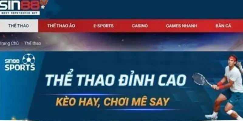Thể Thao SIN88 – Cháy Hết Mình Với Đam Mê Cá Cược Thể Thao
