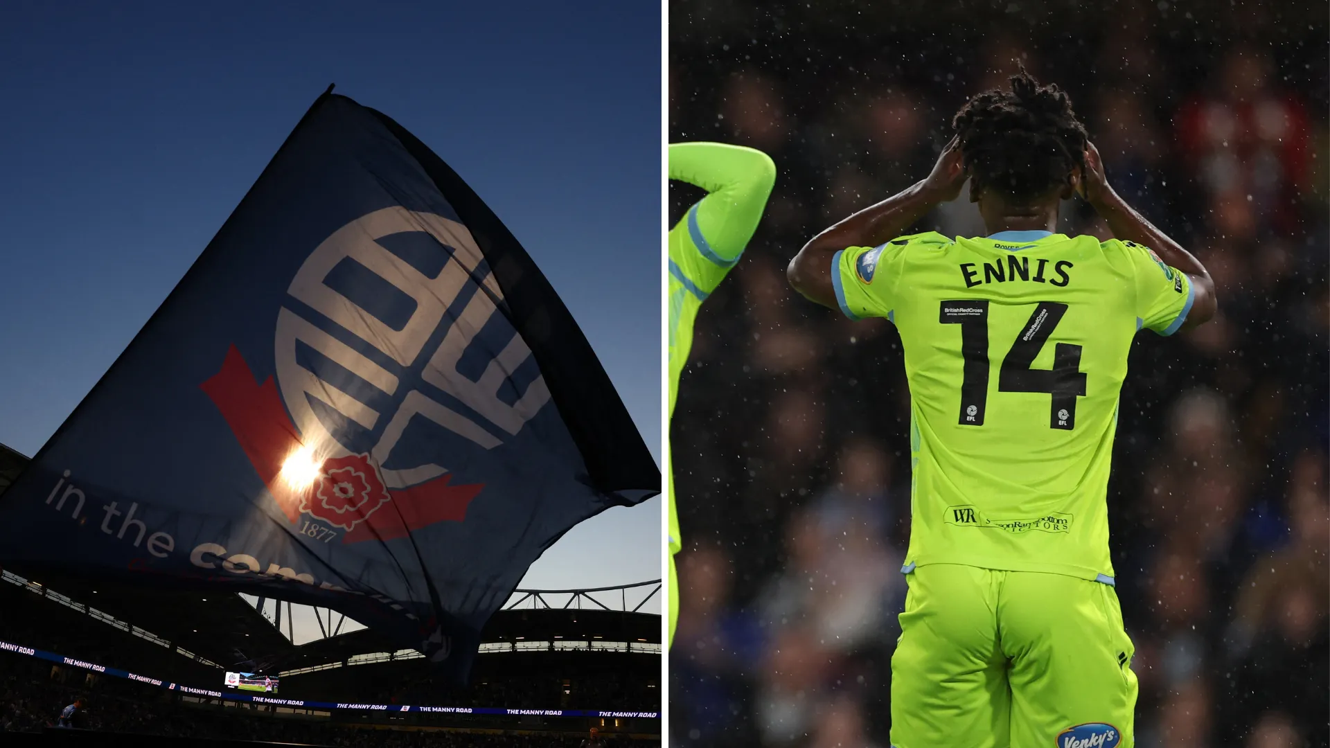 Niall Ennis tiền đạo của Stoke City là mục tiêu chuyển nhượng của Bolton Wanderers.