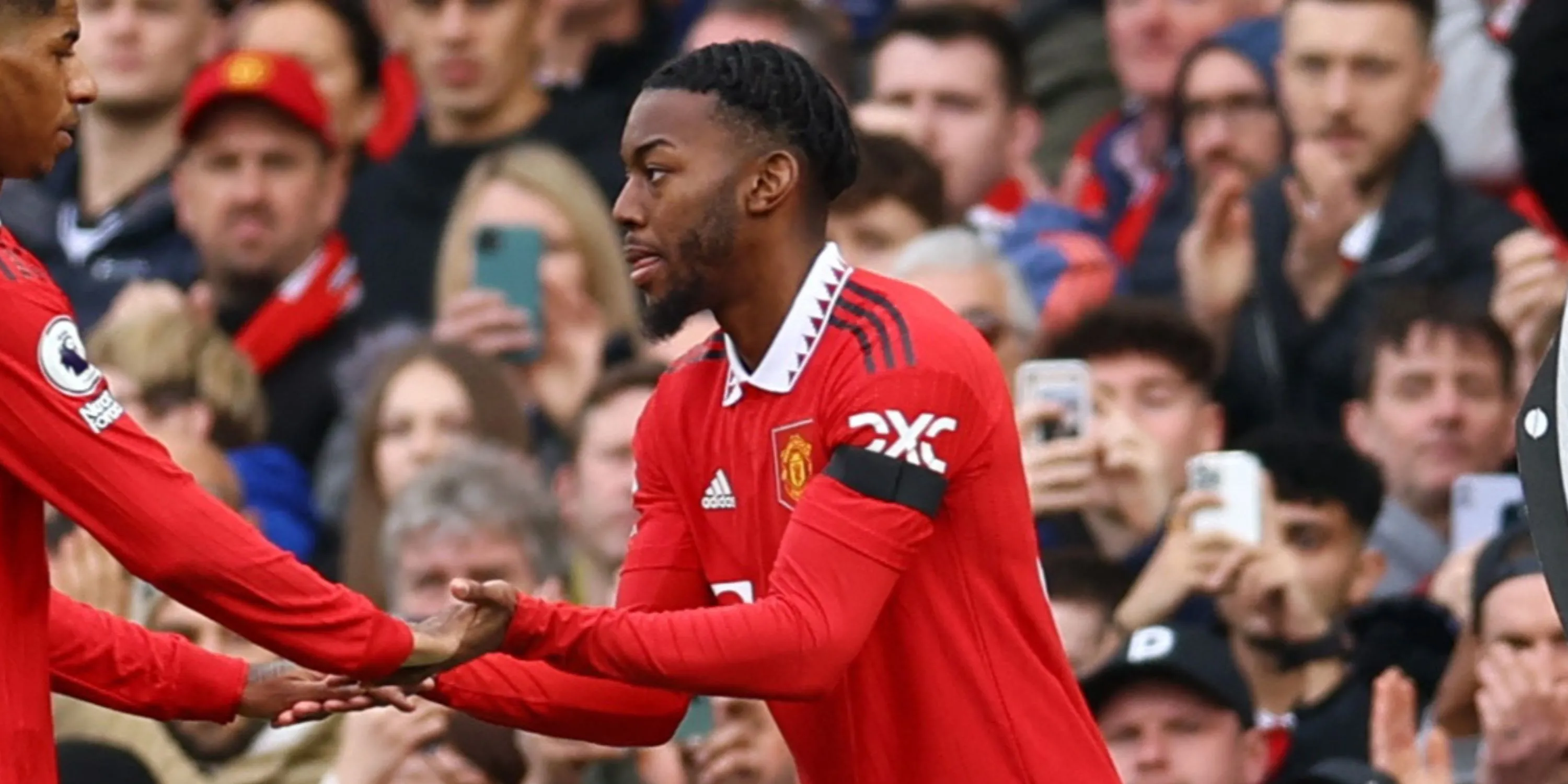 Anthony Elanga trong trận đấu cho Man Utd tại Premier League