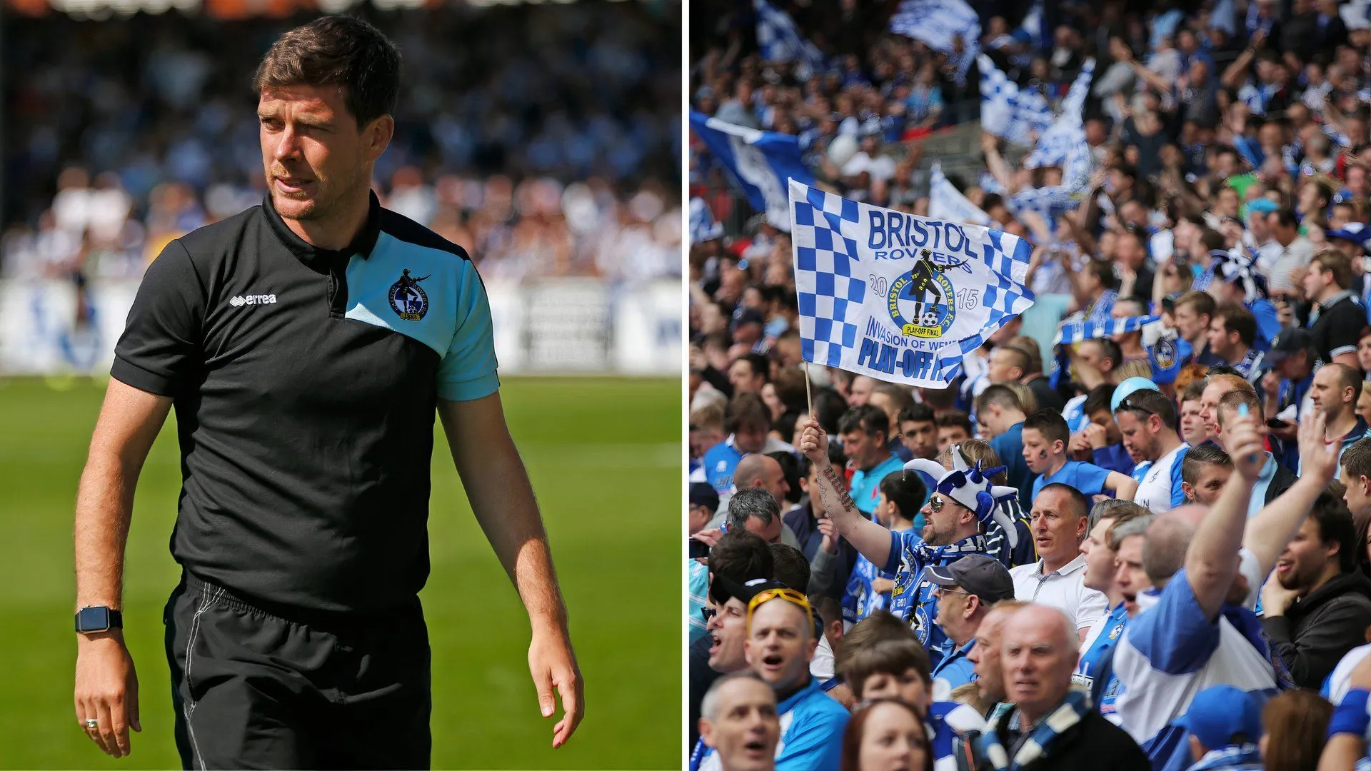 HLV Darrell Clarke, người được kỳ vọng dẫn dắt Bristol Rovers thăng hạng