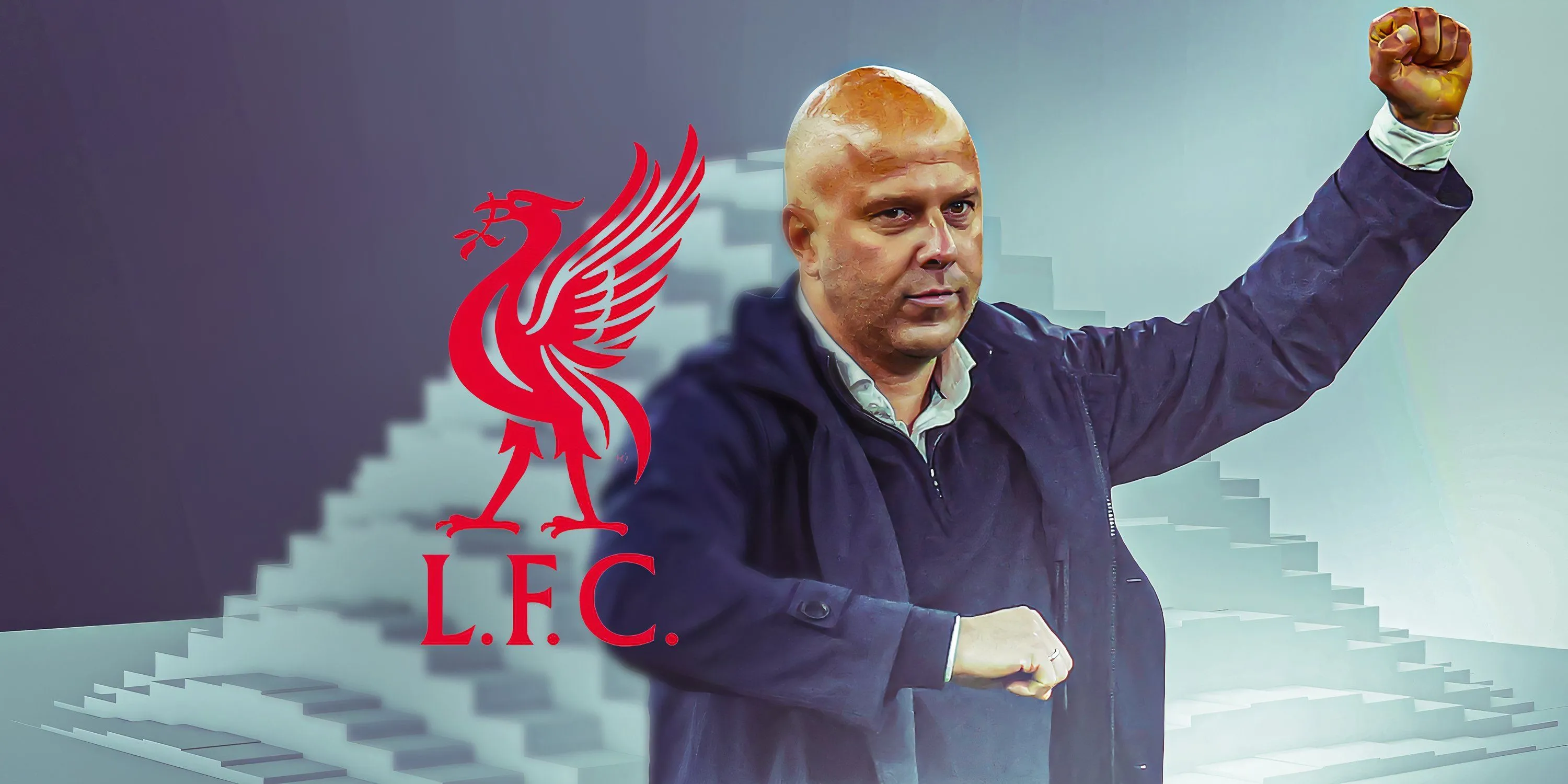 Huấn luyện viên Arne Slot chỉ đạo các cầu thủ Liverpool