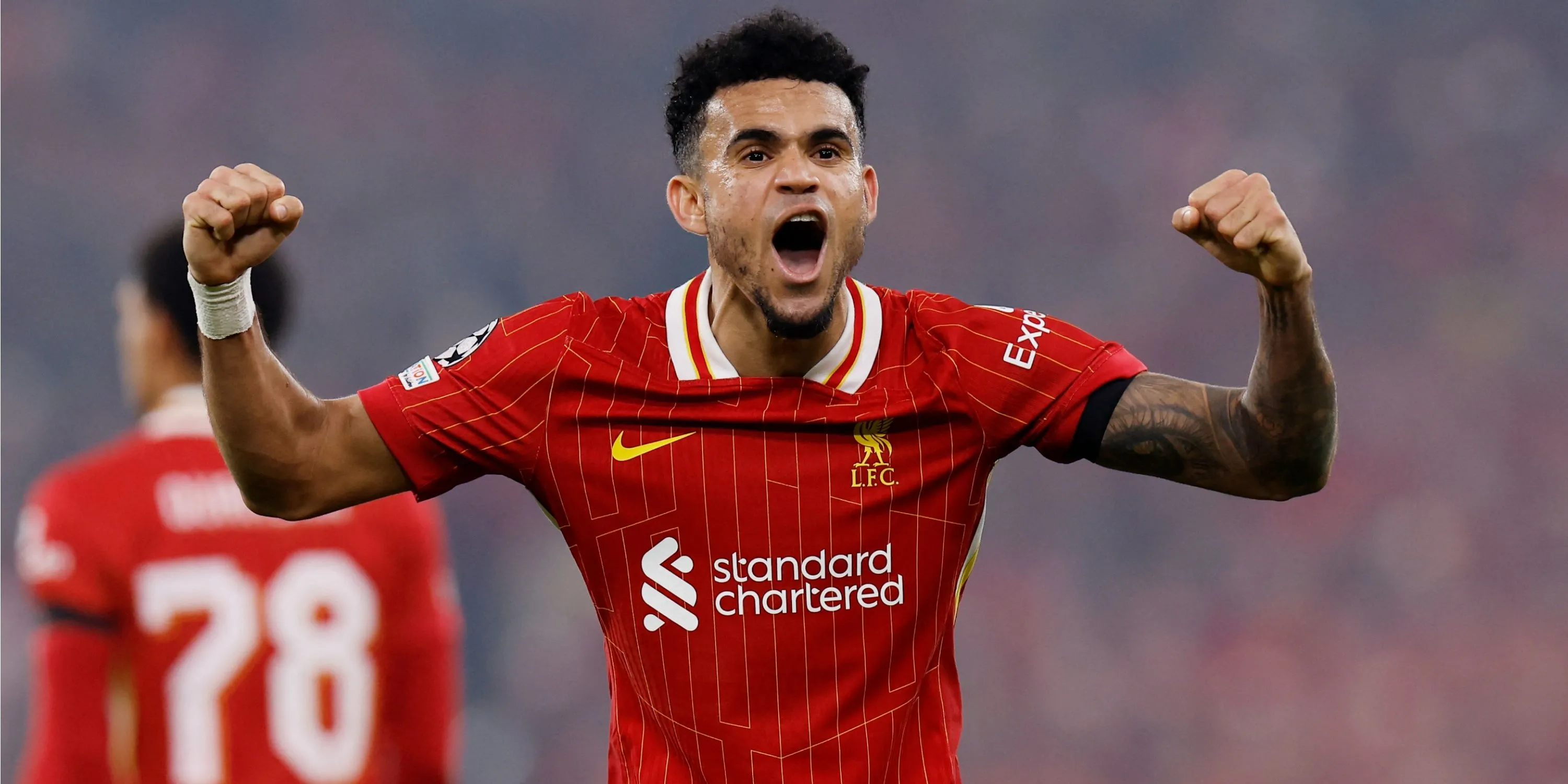 Luis Diaz trong màu áo Liverpool