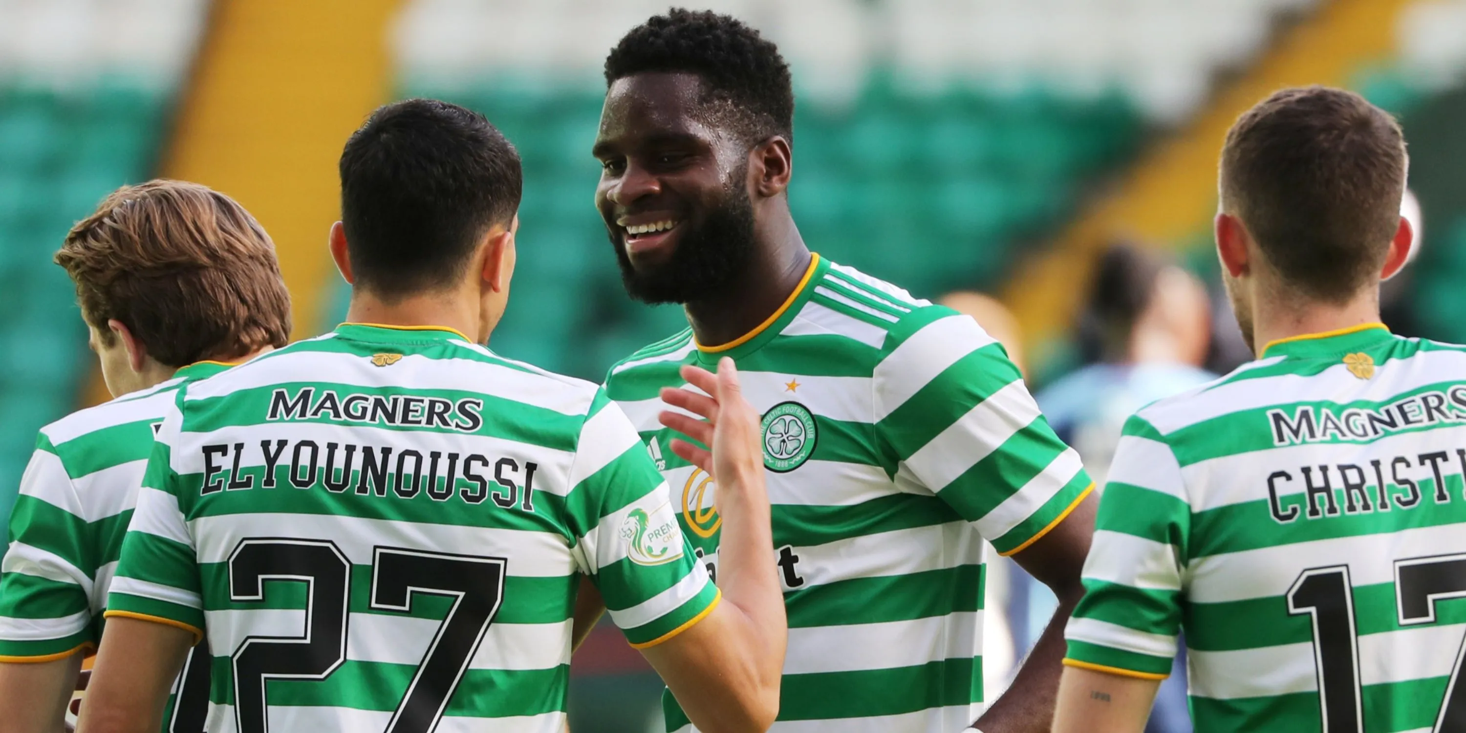 Odsonne Edouard khi còn thi đấu cho Celtic, thể hiện phong độ ấn tượng tại Premiership