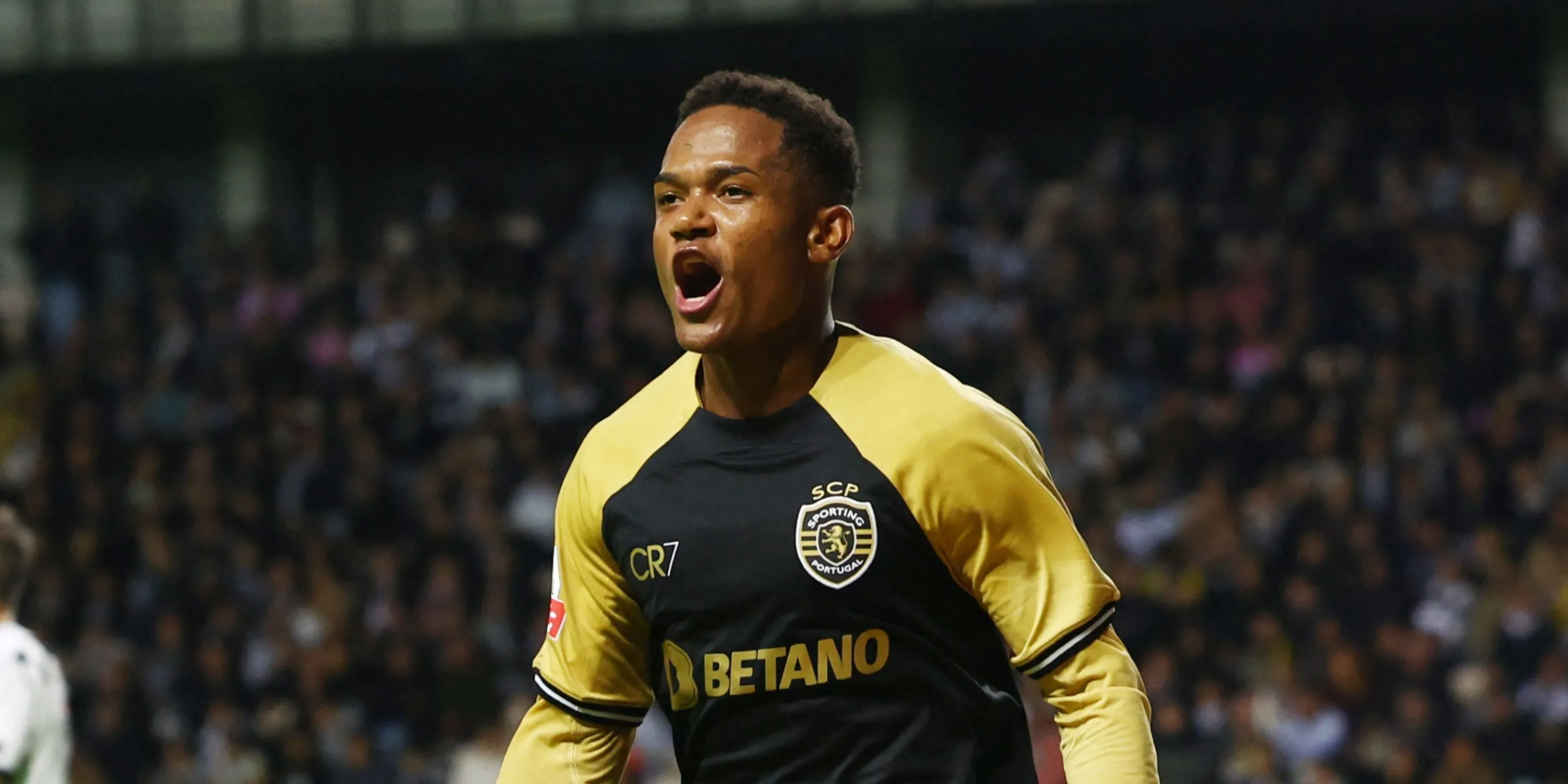Tiền đạo Geny Catamo của Sporting CP, mục tiêu tiềm năng của Aston Villa tại Premier League.