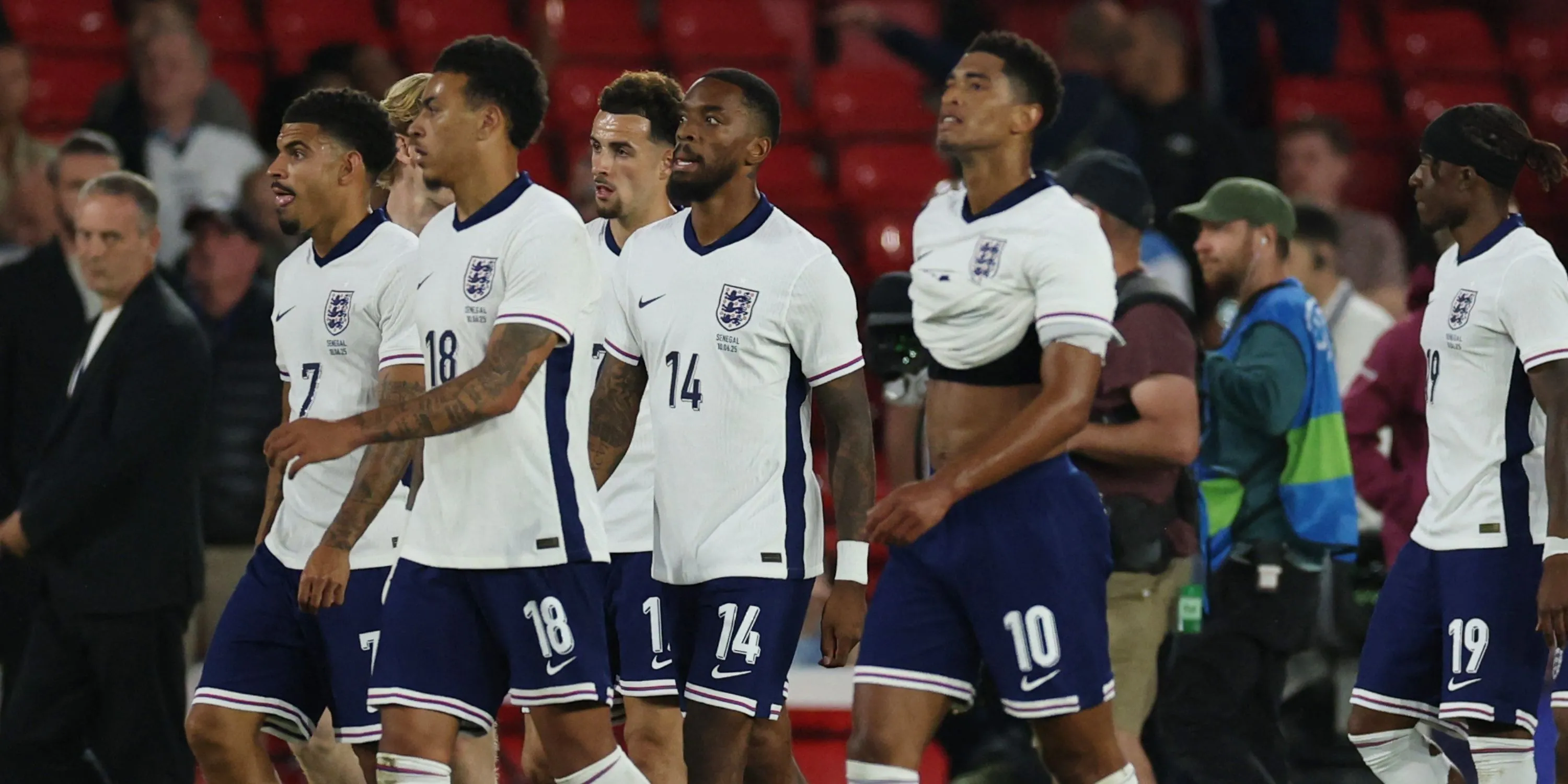 Ivan Toney thi đấu cho đội tuyển England trong trận giao hữu quốc tế