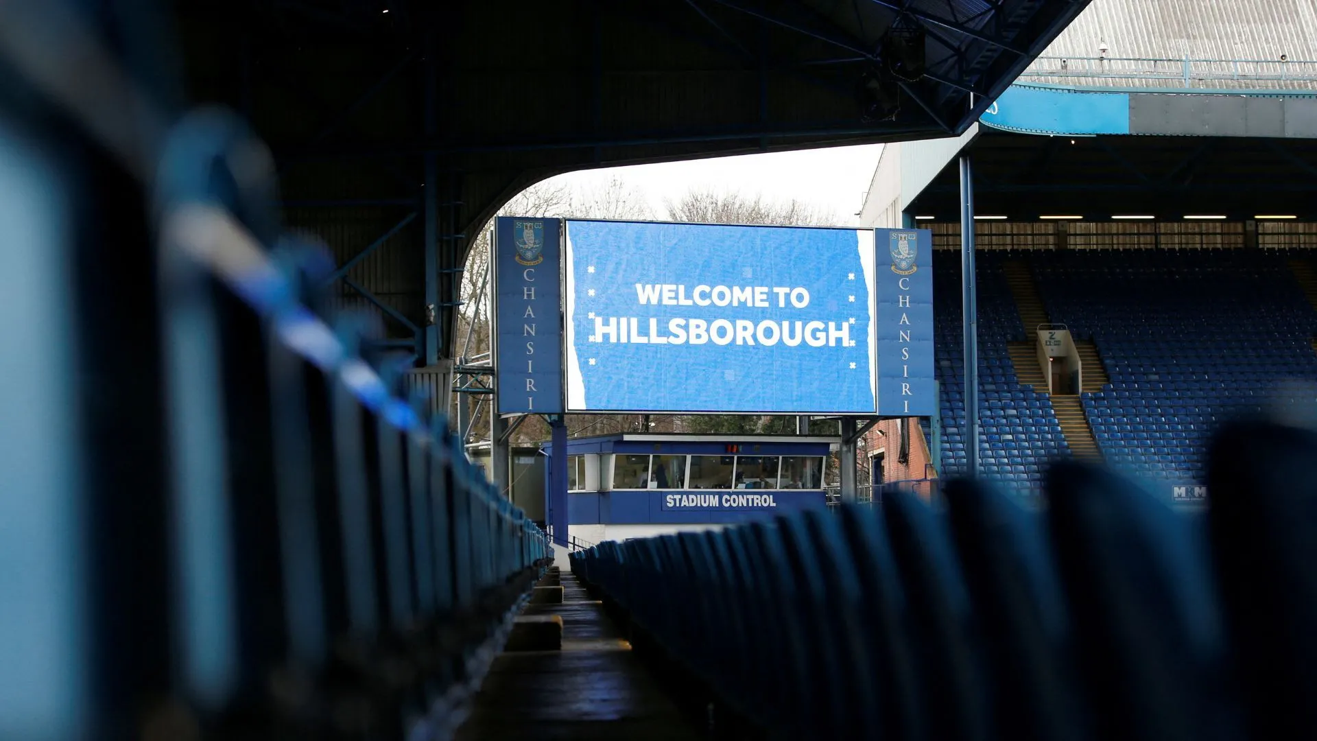 Sân Hillsborough nơi Sheffield Wednesday thi đấu, sân vận động biểu tượng của câu lạc bộ bóng đá huyền thoại