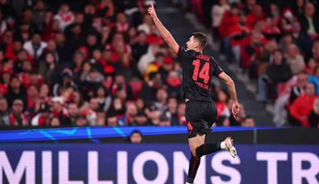 Schick ghi bàn thắng duy nhất mang lại chiến thắng cho Leverkusen