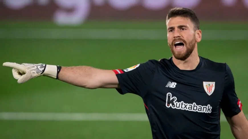 Unai Simon - thủ môn hàng đầu Athletic Bilbao và đội trưởng đội tuyển Tây Ban Nha