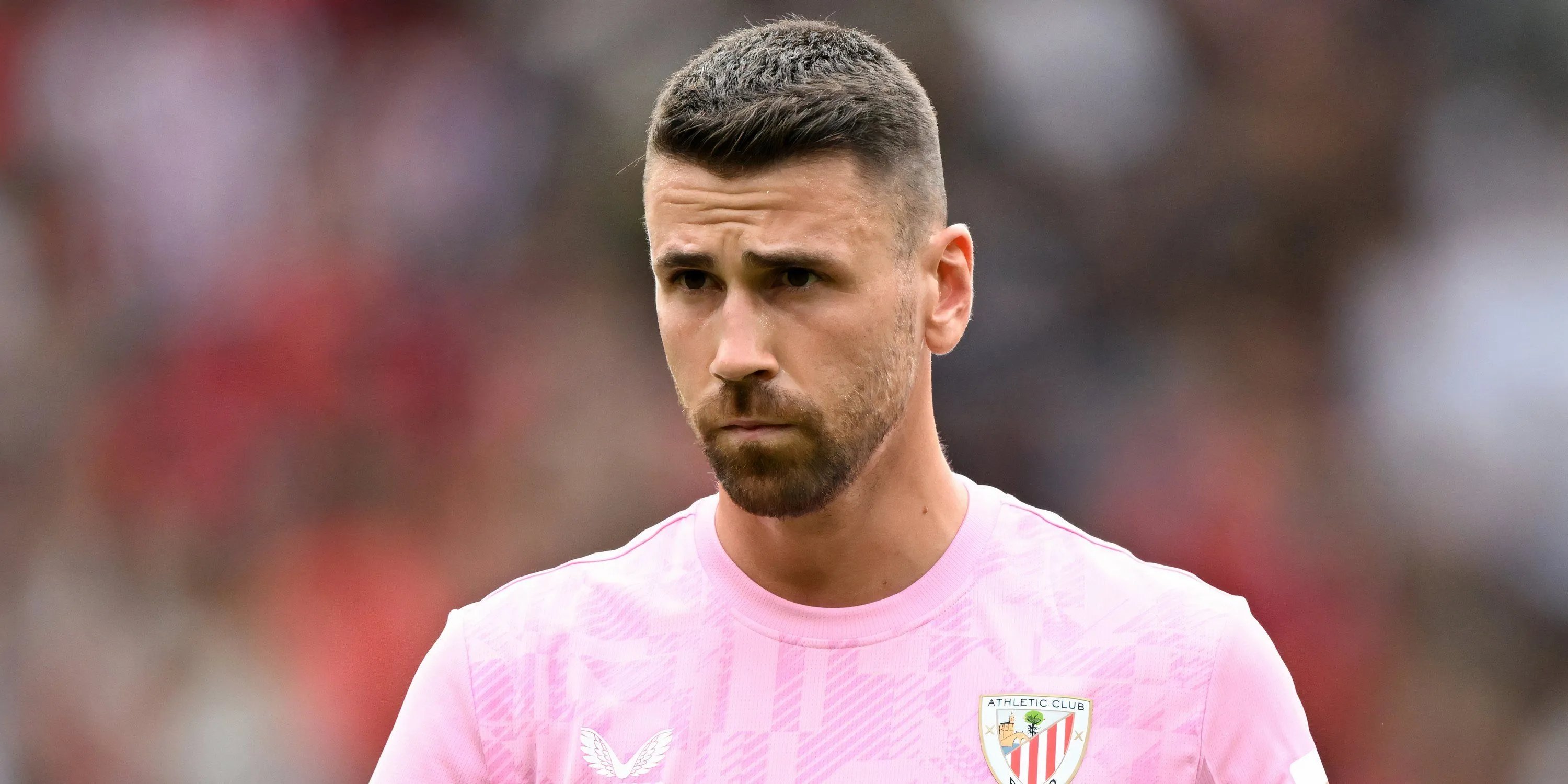 Unai Simon - thủ thành Athletic Bilbao sẵn sàng cho trận đấu