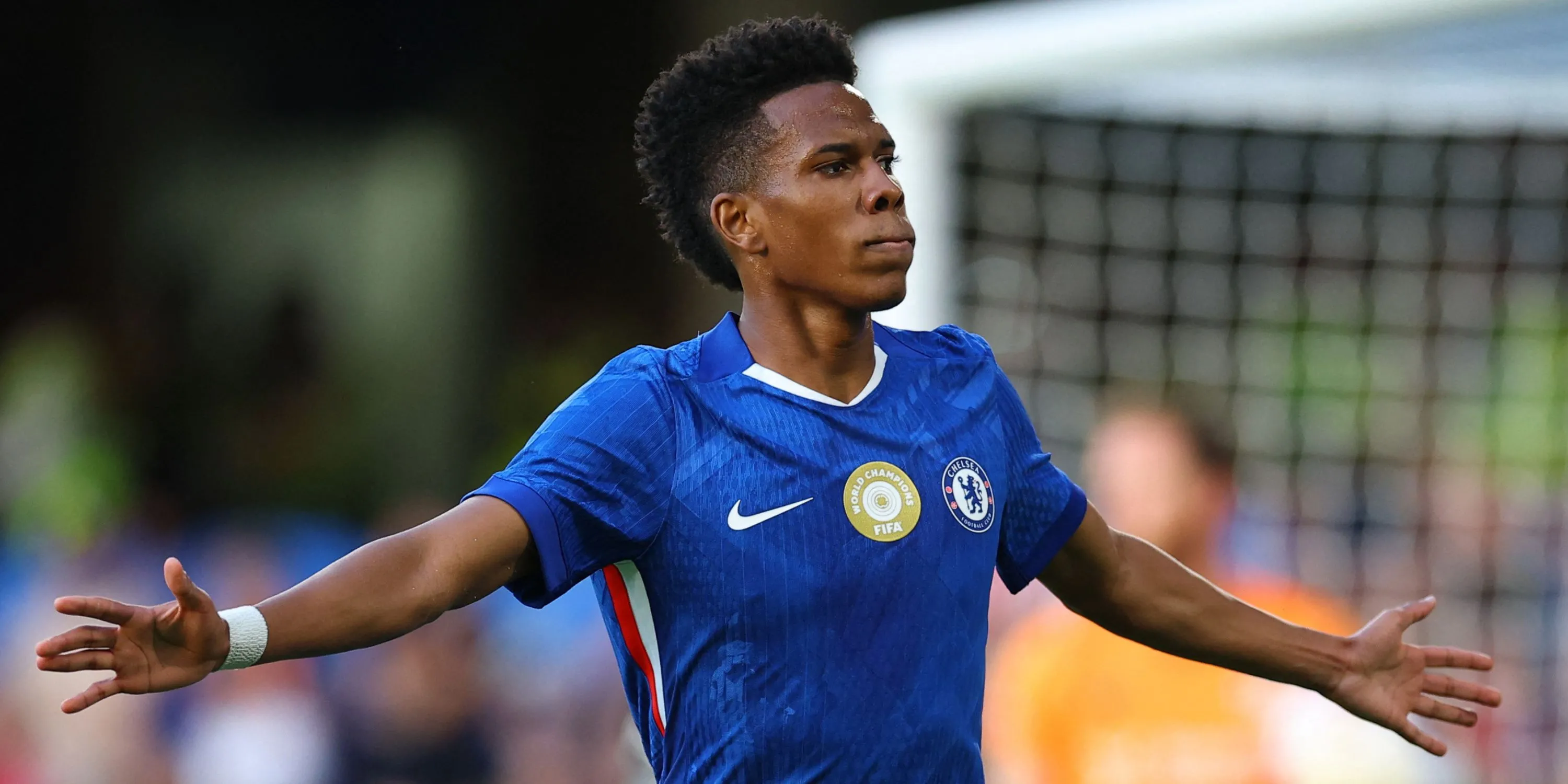 Willian Estevao trong màu áo Chelsea